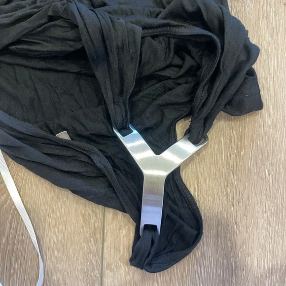 Rick Owens Black Draped Dress